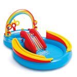 Intex piscine gonflable rainbow ring play center 297x193x135cm 57453np 91526