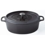 Invicta cocotte ovale - � 31 cm - taupe - tous feux dont induction