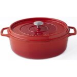 Invicta cocotte ovale - � 35 cm - rubis - tous feux dont induction