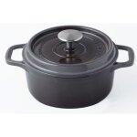 Invicta cocotte ronde - � 22 cm - taupe - tous feux dont induction