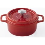 Invicta cocotte ronde - � 32 cm - rubis - tous feux dont induction