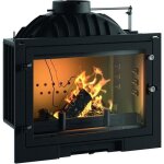 Invicta - foyer a bois en fonte - milos 700 avec volet