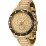 Montre - invicta - pro diver 46045 - quartz - acier inoxydable - 45 mm - or