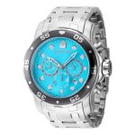 Montre - invicta - pro diver 47560 - quartz - acier inoxydable - 48 mm - turquoise