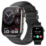 Iowodo montre connect�e homme femme 191 �cran amoled smartwatch sport appels bluetooth 5. 0 ip68 p�dom�tre ...