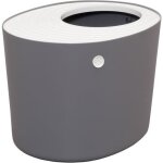 Iris ohyama - bac � liti�re ferm� - pelle incluse - couvercle � trous - pour chat - cat litter box jump ...