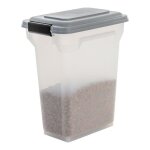Iris ohyama - conteneur / boite � croquette - pelle - roulettes incluses - pour chien & chat - air tight ...