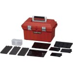Iris ohyama tour de rangement organisateur plastique 3 tiroirs 13l format a4 och - 2300 rouge l35. 5 ...