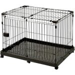 Iris ohyama parc pour animaux de compagnie pour chats et chiens wire pet play cage sts - 600ty marron ...