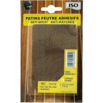 Iso - patin feutre adh�sif 75x100 marron x1 sc