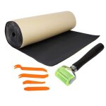 Isolant thermique de voiture sourcing map isolation phonique 5mm capot moteur porte coffre + outil dmontage ...