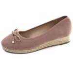 Isotoner ballerines � talon de 4 cm tr�s confortables rosepoudr� femme
