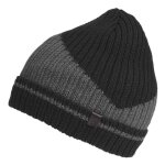 Isotoner bonnet bicolor noir homme