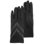 Isotoner gants tactiles chauds en laine non doubl�s noir femme
