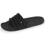 Isotoner mules claquettes souples lgres rsistantes  laffaissement et durable. noir femme