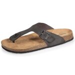 Isotoner sandales double bride gris homme