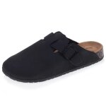 Isotoner sabots semelle extra - flex lgers patch talon confort noir homme