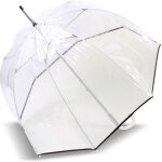 Isotoner parapluie cloche pvc / noir femme