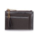 Isotoner porte - cartes protection rfid anti - piratage de carte gris femme