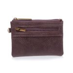 Isotoner porte - monnaie protection rfid anti - piratage de carte marron homme