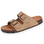 Isotoner sandales  brides ultra confortables semelle intrieure cuir taupe homme