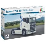 Italeri - maquette camion scania 770s v8 white cab italeri3965 1:24 - ref : 14505
