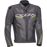 Ixon blouson moto draco anthracite gris jaune