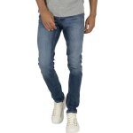 Jeans slim - jack & jones - 814 - bleu denim - taille basse - 5 poches