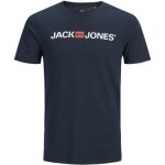 Jack & jones t - shirt homme jjecorp bleu manches courtes