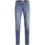 Jean slim homme - jack & jones - bleu denim - taille basse - 5 poches - coupe troite
