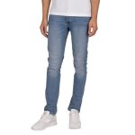 Jean slim - jack & jones - glenn original 030 - taille standard - bleu - 5 poches
