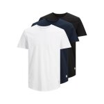 T - shirt - jack & jones - lot de 3 - coton doux - col classique - manches courtes