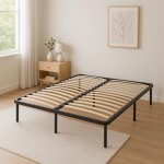 Jacky - solide et confortable sommier 140x200 x 29 cm cadre a lattes 9 pieds en metal - montage rapide ... Jacky - solide et confortable sommier 140x200 x 29 cm cadre a lattes 9 pieds en metal - montage rapide ...