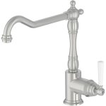 Jacob delafon mitigeur cuisine cl�o 1889 e24317 - vs style r�tro poign�e c�ramique inox