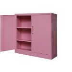 Jan nowak armoire de bureau c001b metallique revtement en poudre portes battantes verrouillable 925 ...