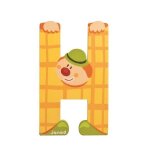 Janod lettre d�corative clown h en bois