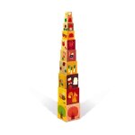 Janod - pyramide carre 10 cubes les 4 saisons - ds 1 an