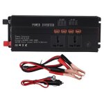 Jar convertisseur dnergie  onde sinusodale modifie pour voiture dc 12 / 24v  ac 220v cran lcd 4000w ...