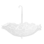 Jar ombrelle en dentelle pour mari�e brod�e femme blanc ja516