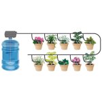 Kit darrosage goutte  goutte autonome - pompe programmable  batterie - arrosage jusqu 10 plantes