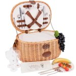 Les jardins de la comtesse - panier pique - nique 4 personnes en osier vendôme naturel avec assiettes ... Les jardins de la comtesse - panier pique - nique 4 personnes en osier vendôme naturel avec assiettes ...