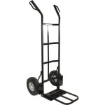 Jardin pratic diable ch�ssis acier - roues : 410 x 350 x 4 gonflables - plateforme rabattable - capacit� ...