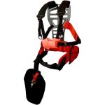 Jardin pratic harnais de d�broussaillage professionel tecomec avec rembourrage et poche porte outils