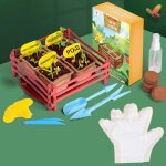 Kit de jardinage - rngcpto - mini potager - 4 pots dégradables - pour enfants 5 ans + - extérieur Kit de jardinage - rngcpto - mini potager - 4 pots dégradables - pour enfants 5 ans + - extérieur