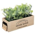Jardinire artificielle house bois h245cm - atmosphera createur dinterieur
