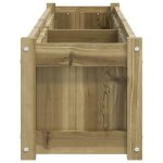Jardini�re - mothinessto - yy2148 - bois de pin impr�gn� - 150x31x31 cm - ext�rieur
