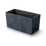Jardiniere prosperplast urbi case betton effect bote a fleurs - longueur : 395 mm - anthracite