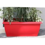 Jardini�re - riviera - evolution - 80 x 40 x h 32 cm - 64 l - rouge