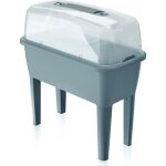 Jardinire - espa planter - 52 litres - gris - 77 x 38 x 82 cm - polypropylne lger