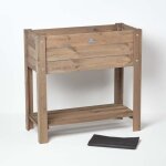 Jardini�re sur pied en bois certifi�s fsc